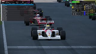 automobilista2 MOD MP4/6 1991 F1 Portugal GP race 20 laps (TYRE WEAR×4 FUEL USACE×3 Slick C)TEST