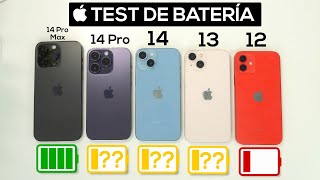 Battery Test! iPhone 14 Pro Max vs 14 Pro vs 14 vs 13 🔋