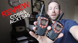 REVIEW: Cobra ACXT545 Walkie Talkies