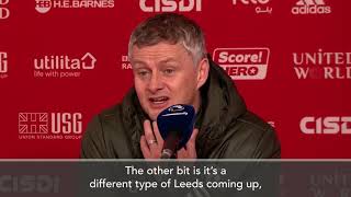 Solskjaer on facing Bielsa: 'Leeds will test us to the limit'