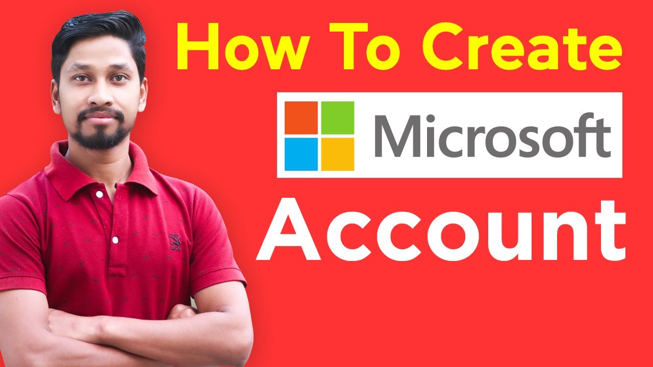 How To Create Microsoft Account ? - YouTube