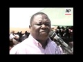 Opposition leader Morgan Tsvangirai at rally