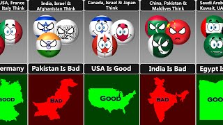 Good Countries VS Bad Countries [Countryballs]