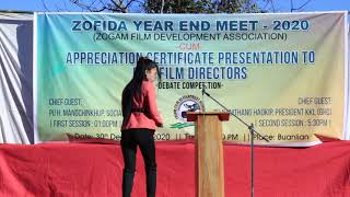 ZOFIDA YEAR END MEET - APPRECIATION CERTIFICATE TO EIMI FILM DIRECTORS \u0026 DEBATE COMPETITION