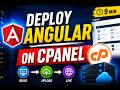 How to Deploy an Angular Application on cPanel Hosting | Angular Production Deployment Tutorial