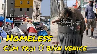 HOMELESS PEOPLE : NGƯỜI VÔ GIA CƯ Ở MỸ:DỰNG LIỀU SỐNG TRÀN NGẬP Ở BÃI BIỂN NỔI TIẾNG NHẤT MỸ