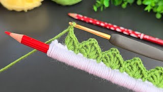 Wow! Super idea How to make eye catching crochet flower ✔ süper fikir göz alıcı tığ işi çiçek yapımı