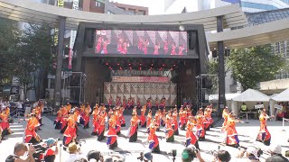 【4K】学生よさこいチームおどりんちゅ｜紅獅叫（東京よさこい2023前夜祭/西口公園会場）