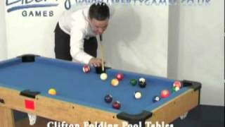 BCE Clifton Folding Pool Tables PT20