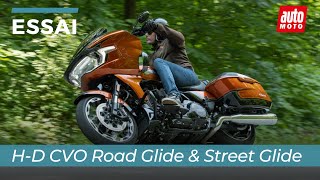 EXCLUSIF Essai nouveaux Harley-Davidson CVO Road Glide \u0026 Street Glide