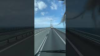 Storebælt Bridge #storebaeltbridge #bridge #bigbridge #denmark #trucking #danishtrucker  #subscribe