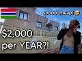 What $2,000 per YEAR can get you in GAMBIA! $166/ A MONTH! | AFFORDABLE RENTAL APARTMENT TOUR 🇬🇲