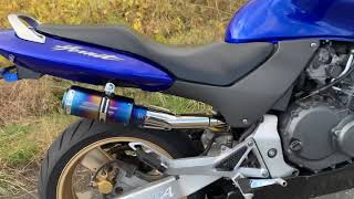 ホンダ ホーネット250 scマフラー 爆音