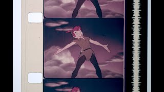 Peter Pan (1953) 16mm film trailer (tv ad), 60s. 1920x1440 (discolored)