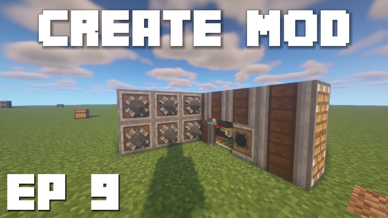 Minecraft Create Mod Tutorial Auto Miner Ep 9 Youtube