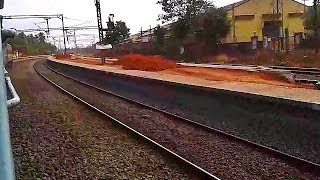 ED WAP4 Venad Express curves Mulangunnathukavu