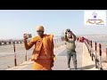 महाकुंभ प्रयागराज संगम में बौद्ध भिक्षुओं ने लगाई आस्था की डुबकी prayagraj mahakumbh live