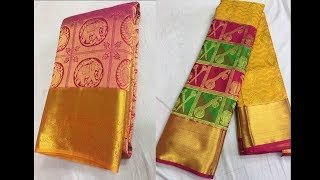 100% Pure Kanchipuram Silk Sarees with Price below 11K | Indian Wedding Sarees | Million Designs