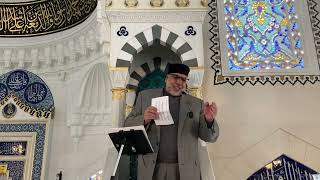 'Quran : an invitation to true life.' Khutbah with Youssef Slitine at the DCA Mosque on December 6th