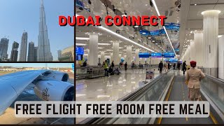 Emirates Dubai Connect | I WON A FREE FLIGHT TO GHANA! Travel Vlog LGW to ACC