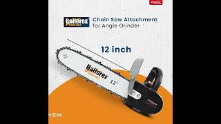 Ballorex 12inch Chain Saw Attachment for Angle Grinder Overview