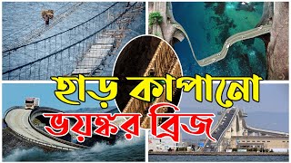 পৃথিবীর সবচেয়ে বড় ও বিপজ্জনক ৫টি সেতু  | Top 5 Longest/Extreme Bridge in the Worlds | পদ্মা সেতু?