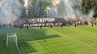 Południowa koalicja - Oprawa Sandecji Nowy Sącz w Tarnobrzegu (7.09.2024)