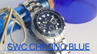 SWC Chrono Blue - Powererd by the Valjoux 7753