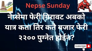 बजार फेरी २२०० पुग्नेत होईन?#Nepse Prediction of 2081/9/7|Nepali Share Market News |