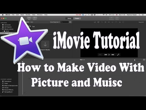 How to make Video with Picture and Music in iMovie How to make Video with Picture and Music in iMovie