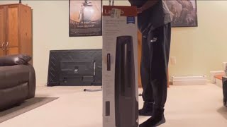 Lasko all season tower fan/heater unboxing \u0026 review