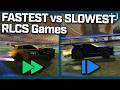 The Slowest and Fastest Games in RLCS 2024