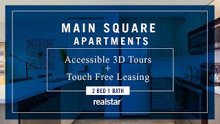 Main Square Apartments | Toronto | Accessible Apartment 3D Tour | 2 Bed 1 Bath