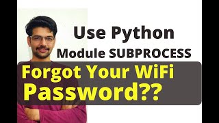 Find my connected Wifi's Password with Python Module | 6 June Project