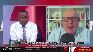 Liverpool beats Arsenal 2-0 on agg to reach Carabao Cup Final! Zone reacts to highlights | Zone