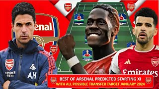 New Look of Arsenal Predicted LineUp with Latest Possible Transfer Targets Jan 2024 ~ Arsenal News