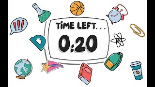 20 Second Countdown Timer | Classroom, Study & Focus Theme