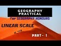 GEOGRAPHY HONOURS - PRACTICAL // LINEAR SCALE CGS