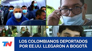 PESADILLA AMERICANA I Los colombianos deportados de EE.UU. llegaron a Bogotá por la crisis con Trump