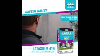 Uneven walls making your project a challenge? 🤔#LATICRETEPh #SkimCoat #FortheBuildersofaBetterWorld™