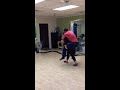 3 minute piggyback with 245lbs