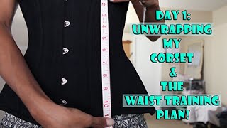 Unwrapping \u0026 Seasoning My Corset (Waist Training)