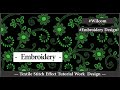 Embroidery Design Stitch Effect tutorial - Wilcom Software - MARUTI INSTITUTE OF DESIGN