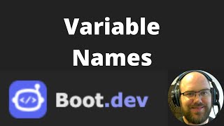 Variable Names - Intro to Coding in JavaScript - Boot.dev Learn-Along