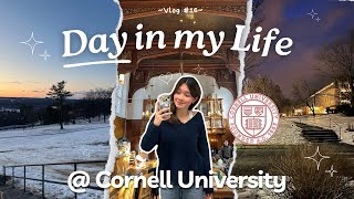 DAY IN MY LIFE @ CORNELL 🧸 | classes, studying, friends, winter @ cornell | {Sophomore Year}