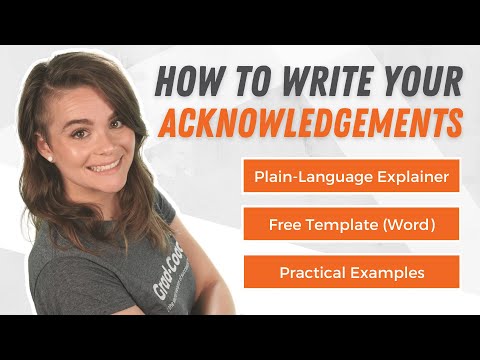 Thesis Acknowledgements Examples 5 Copy Paste Examples Grad Coach