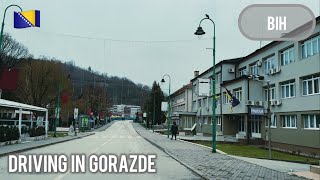 Driving in Gorazde, Bosnia and Herzegovina | Vožnja kroz Goražde 4K