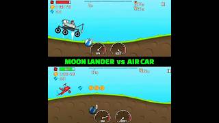 Hill Climb Racing : MOON LANDER vs AIRCAR