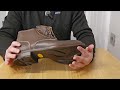 caswell boots unboxing lisbon ii natural waxed flesh