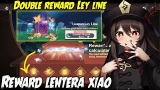 Reward Lentera XIAO & Event Double Reward Ley Line !!! Genshin Impact